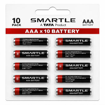 Smartle AAA Batteries Carbon Zinc pack of 10