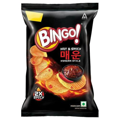Bingo Potato Chips Hot & Spicy Korean 90 g