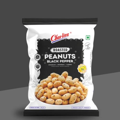 Charlie Black Pepper Peanuts 140 g