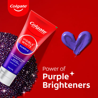 Colgate Visible White Purple Toothpaste 120 gm