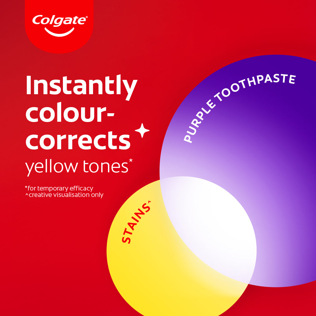 Colgate Visible White Purple Toothpaste 120 gm
