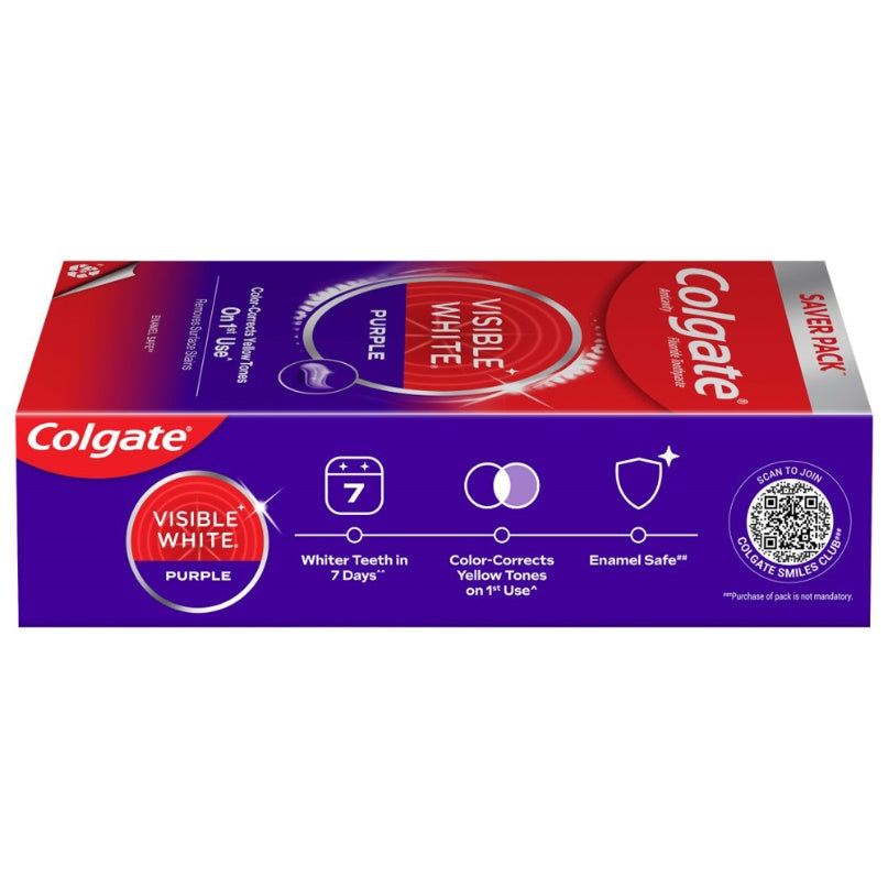 Colgate Visible White Purple Toothpaste 240 g