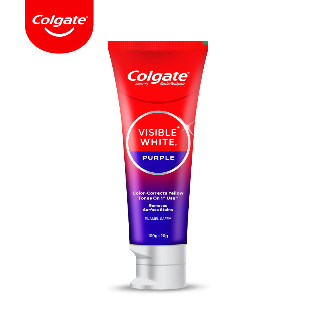 Colgate Visible White Purple Toothpaste 240 gm