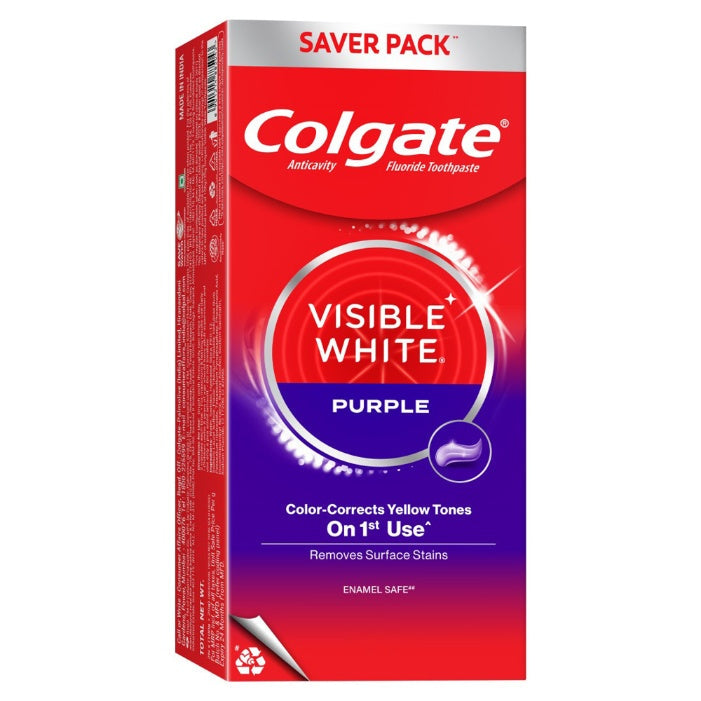 Colgate Visible White Purple Toothpaste 240 g