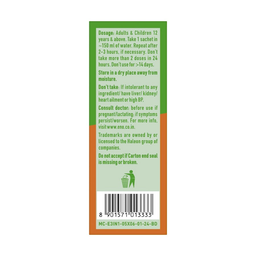 Eno 3 In1 Jeera Ajwain Kalanamak 6x5 gm