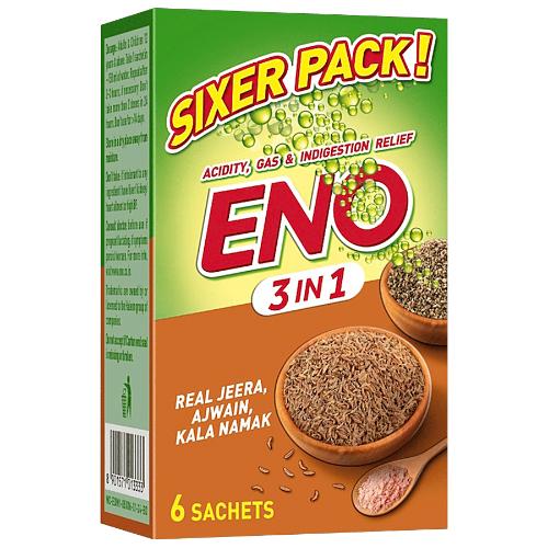 Eno 3 In1 Jeera Ajwain Kalanamak 6x5 g