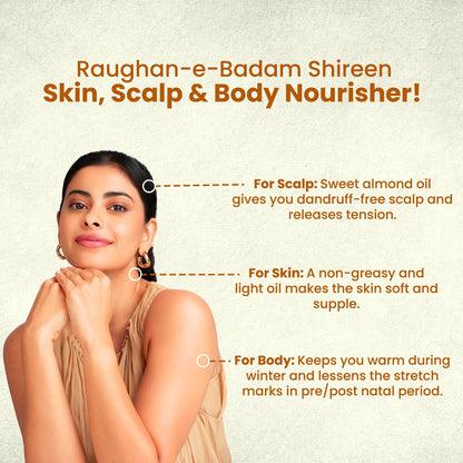 Hamdard Raughan-E-Badam Shireen Oil 50 ml