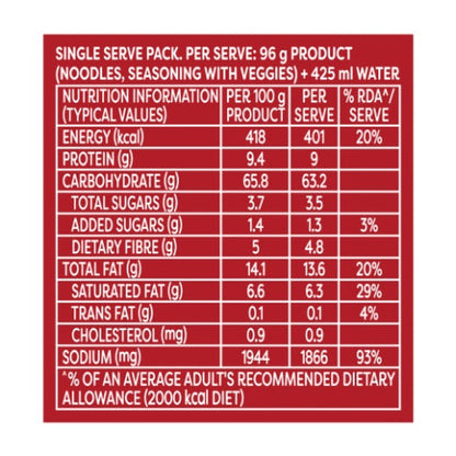 Knorr Kimchi Korean Noodles 96 g