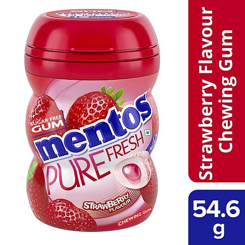 Mentos Pure Fresh Strawberry Gum 54.6 g