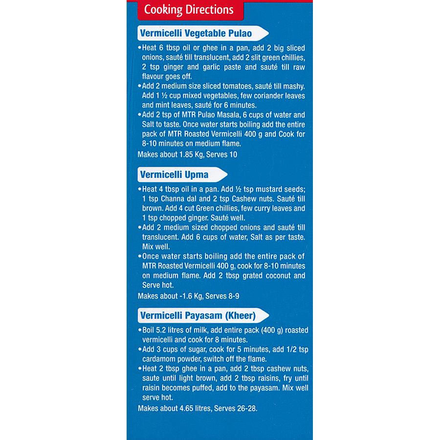 Mtr Roasted Vermicelli 400 gm