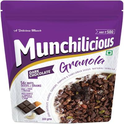 Munchilicious Granola Dark Chocolate 350 g