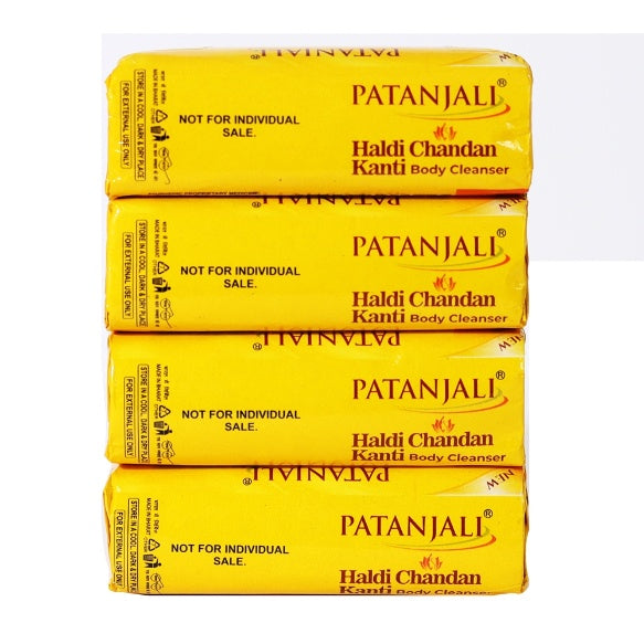 Patanjali Haldi Chandan Soap 4x150 g