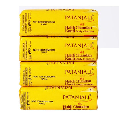 Patanjali Haldi Chandan Soap 4x150 g