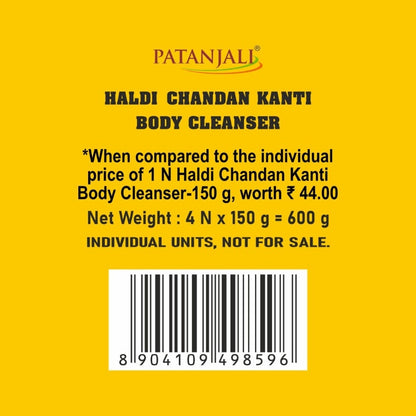 Patanjali Haldi Chandan Soap 4x150 g