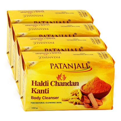 Patanjali Haldi Chandan Soap 4x150 g