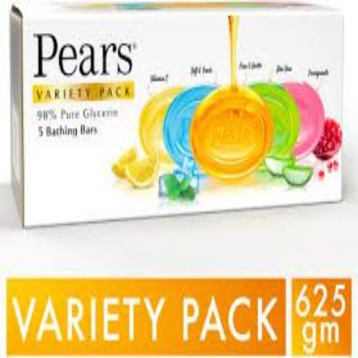Pears Pure Glycerin Variety Pack Soap 5x125 gm