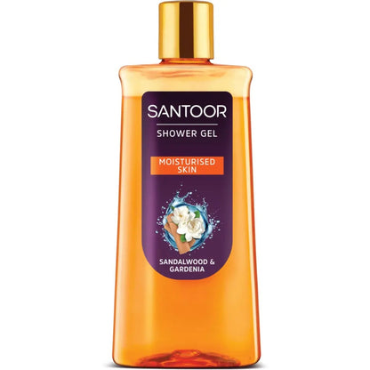 Santoor Shower Gel Sandalwood And Gardenia 250 ml