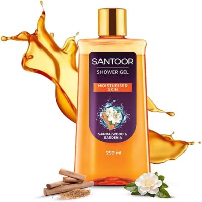 Santoor Shower Gel Sandalwood And Gardenia 250 ml
