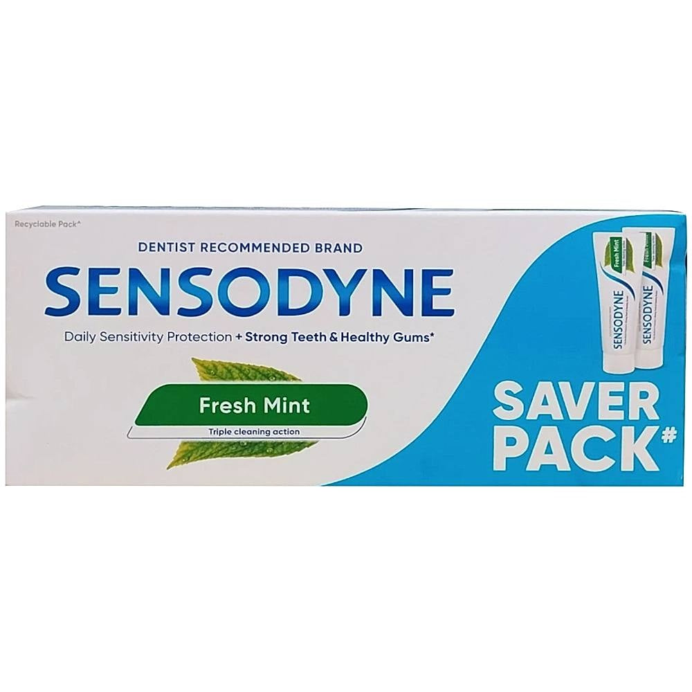 Sensodyne Fresh Mint Toothpaste 2x150 g