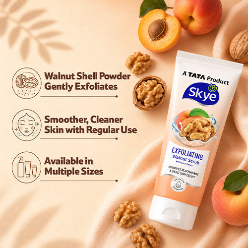 Skye Exfoliating Walnut Scrub, 100 g