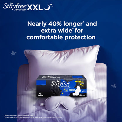 Stayfree Advancd All Night Ultra Soft Xxl 42 pcs