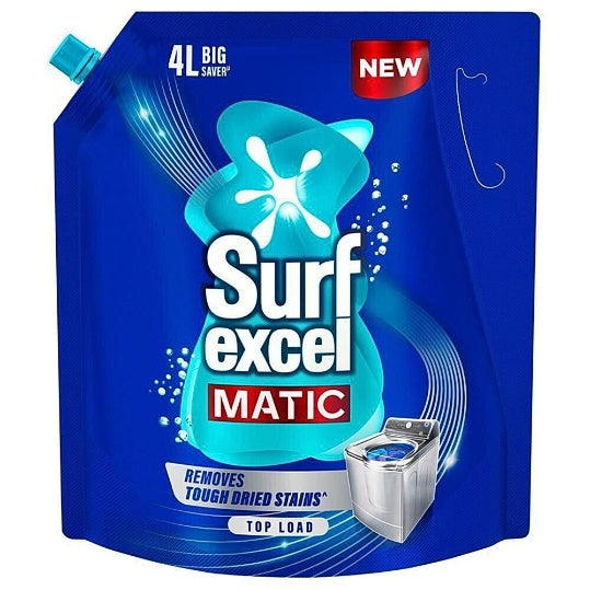 Surf Excel Liquid Detergent Top Load 4 ltr