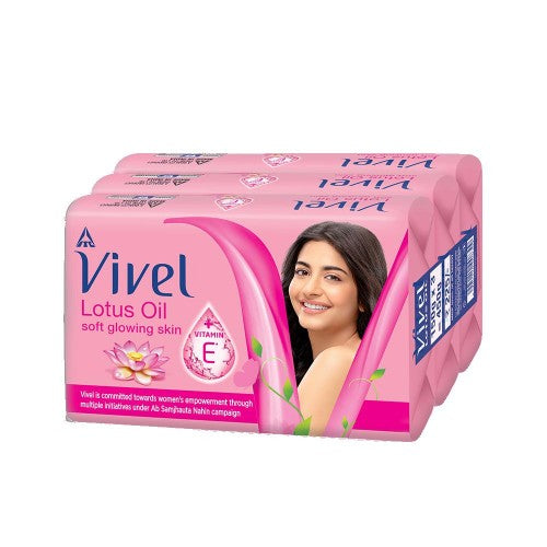 Vivel Lotus Oil Soft Glow Soap 3x150 g