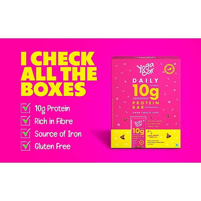 Yogabar Dark Chocolate Cranberry Protein Bar 50 g