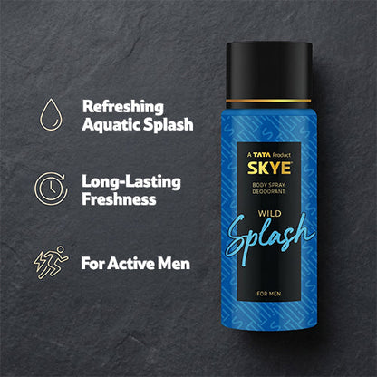 Skye Wild Splash Body Spray For Men, 150 ml