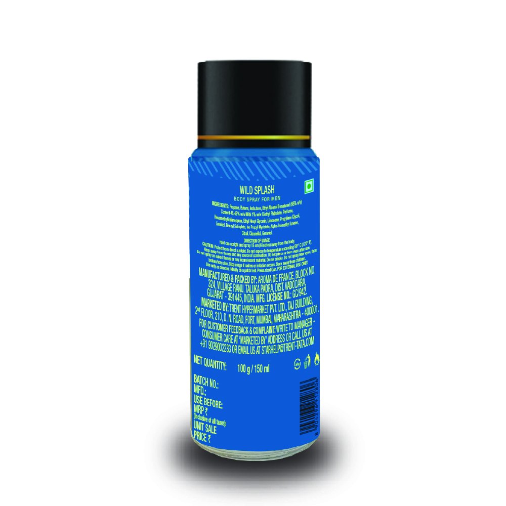 Skye Wild Splash Body Spray For Men, 150 ml
