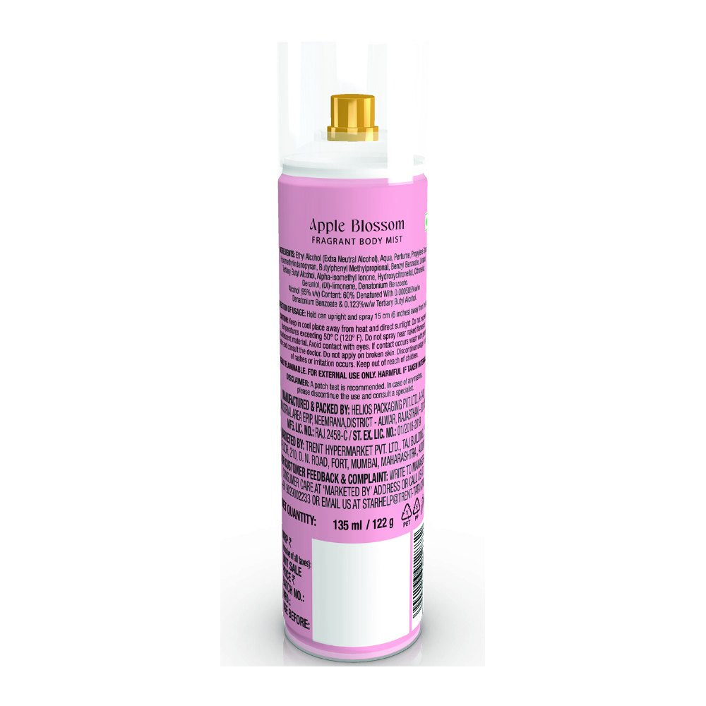 Skye Apple Blossom Body Mist, 135 ml