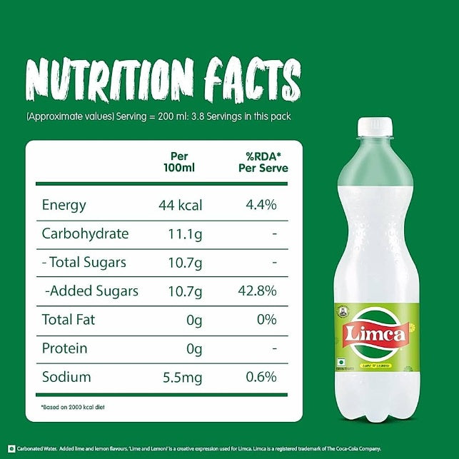 Limca Cloudy Drink Pet Bottle 750 ml