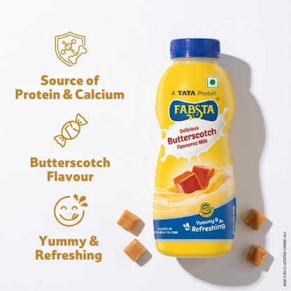 Fabsta Butterscotch Flavoured Milk, 180 ml