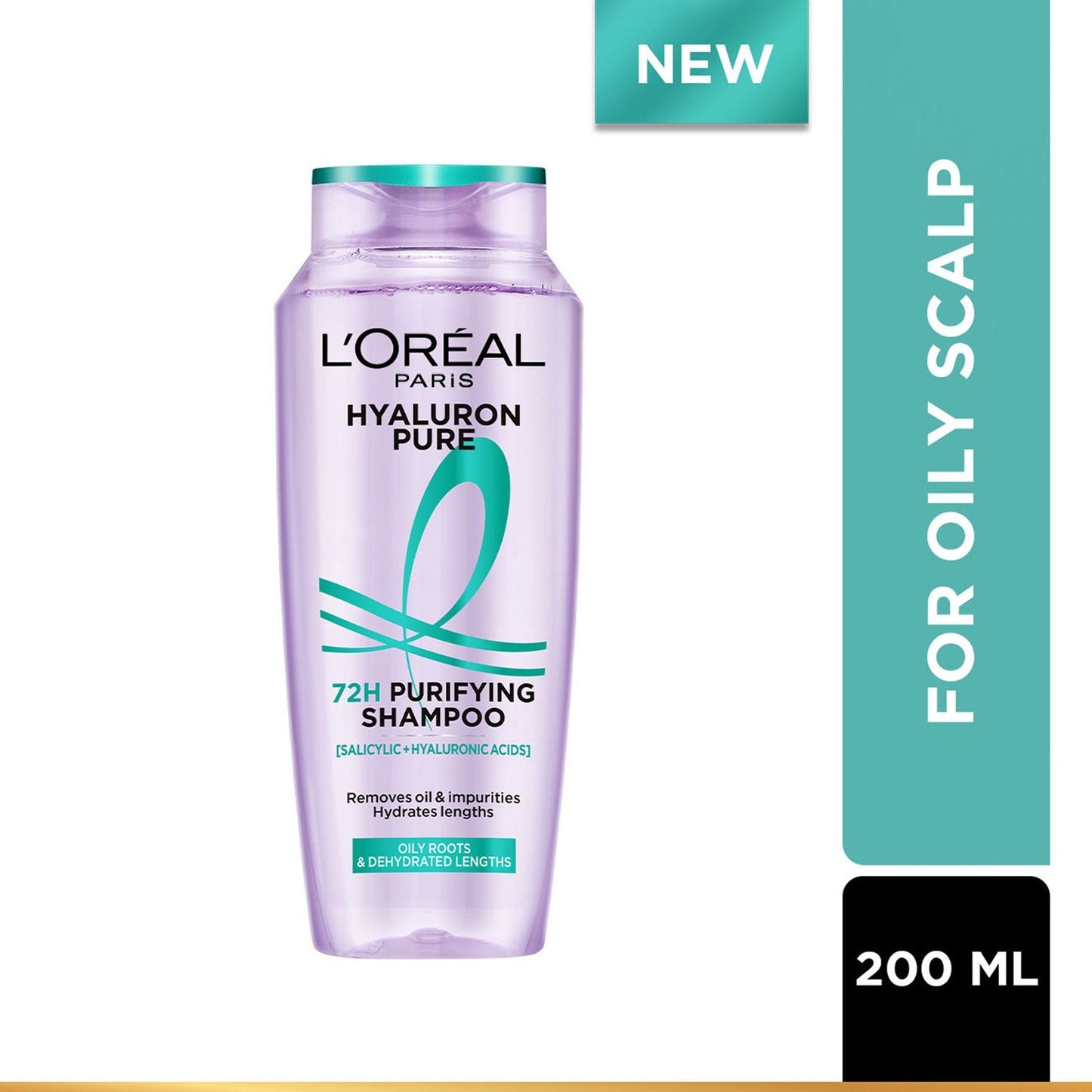 L'Oreal Paris Hyaluron Pure 72 Hour Shampoo 200 ml