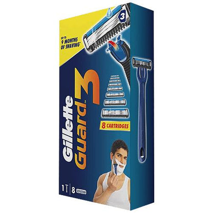 Gillette Guard Razor And Cart pack of 8