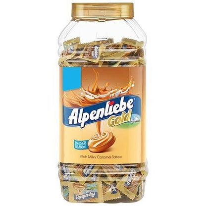 Alpenliebe Gold Caramel Toffee Jar (200 Pcs) 680 g