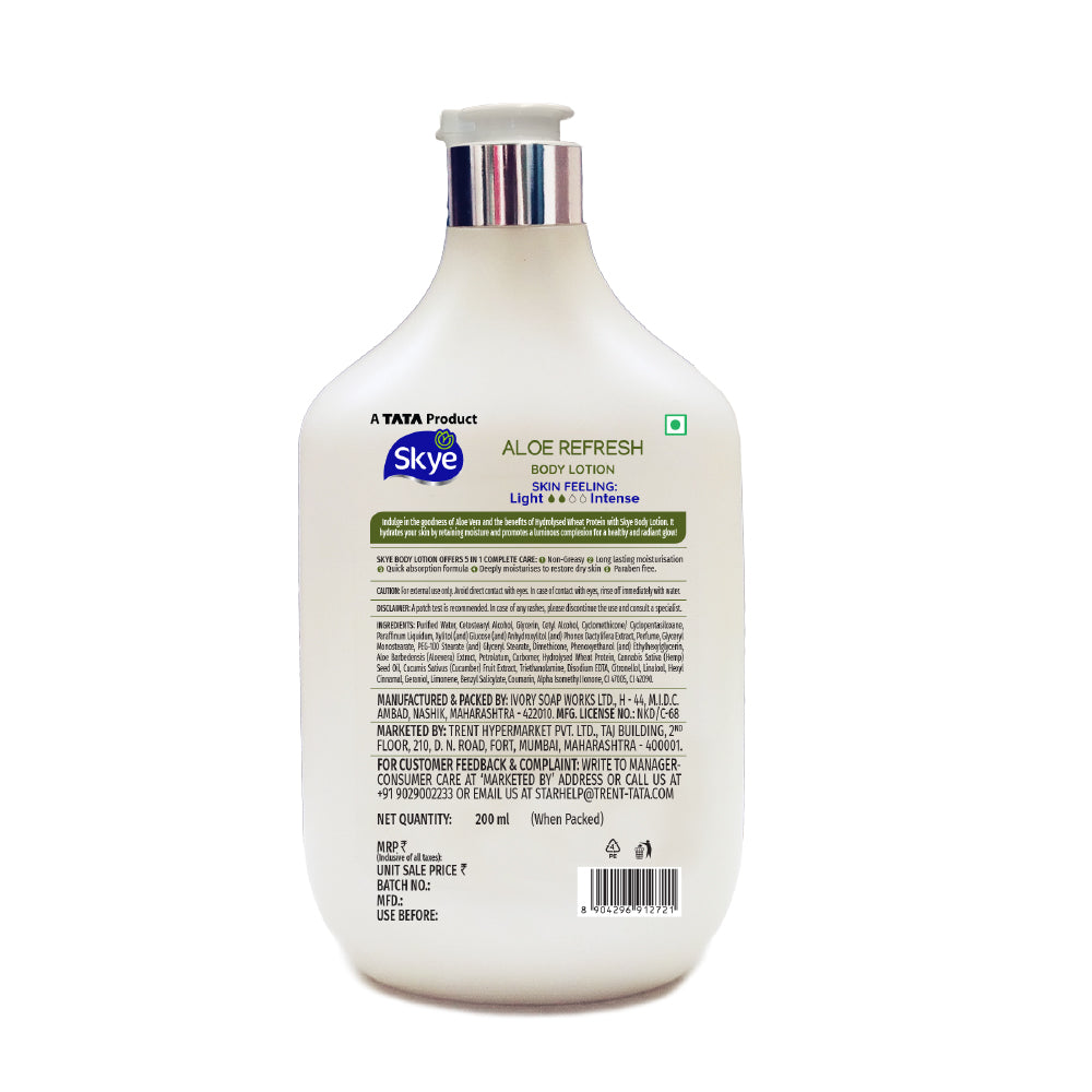 Skye Aloe Refresh Body Lotion 200 ml