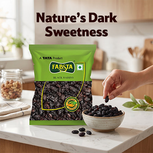 Fabsta Black Raisins, 100 g