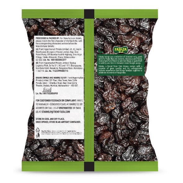 Fabsta Black Raisins, 100 g