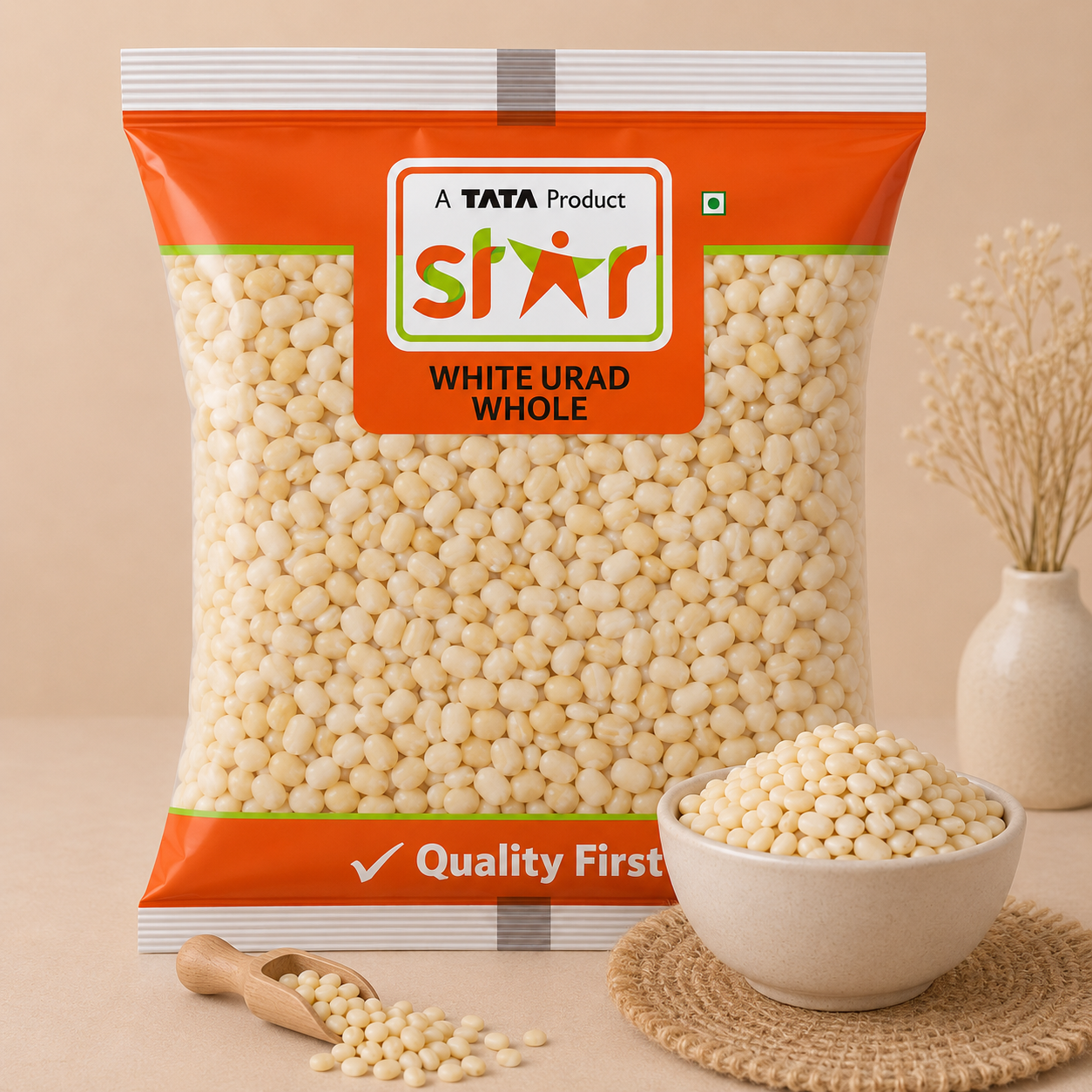 Star Regular White Urad Whole 1 kg