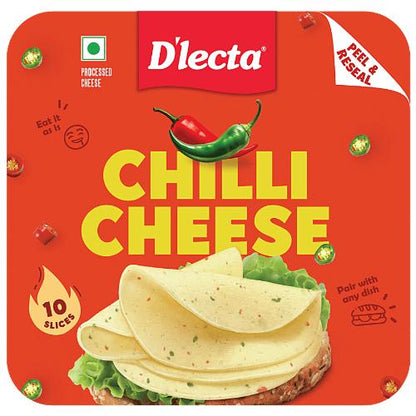 D'Lecta Chilli Cheese Slice 200 g