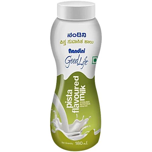 Nandini Good Life Pista Flavoured Milk Pet Bottle 180 ml