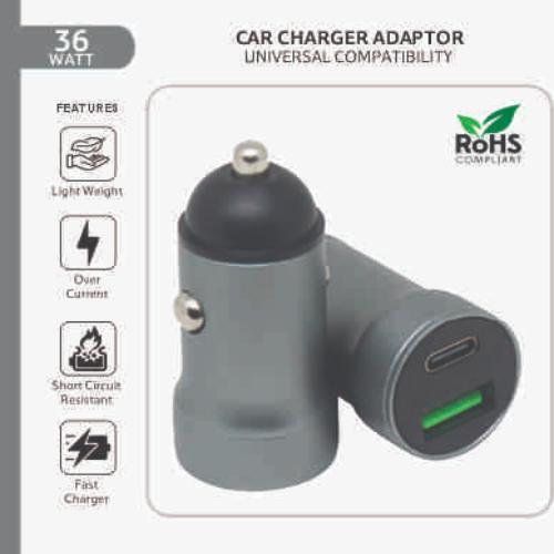 Smartle 36 W Car Charger Adaptor 1 pc