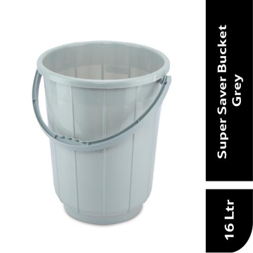 Smartle Super Saver Bucket Dark Grey 16 Ltr 1 pc