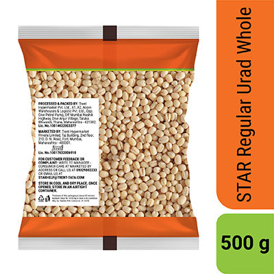 Star Regular Urad Whole Premium 500 gm