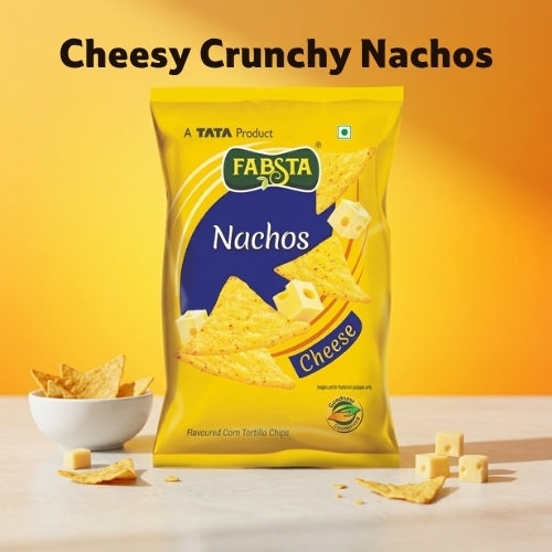 Fabsta Cheese Nachos, 50 g