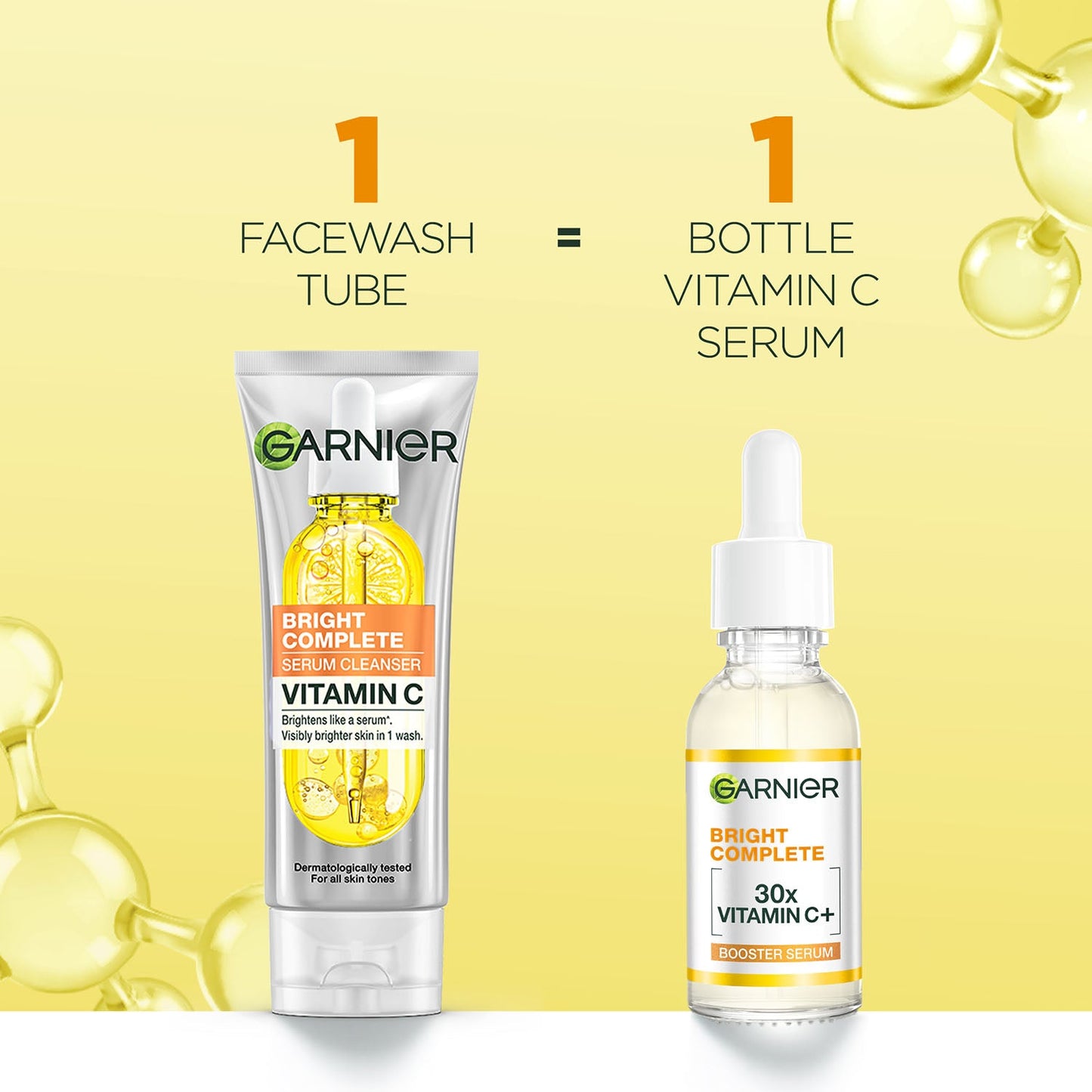 Garnier Bright Complete Serum Cleanser 100 ml