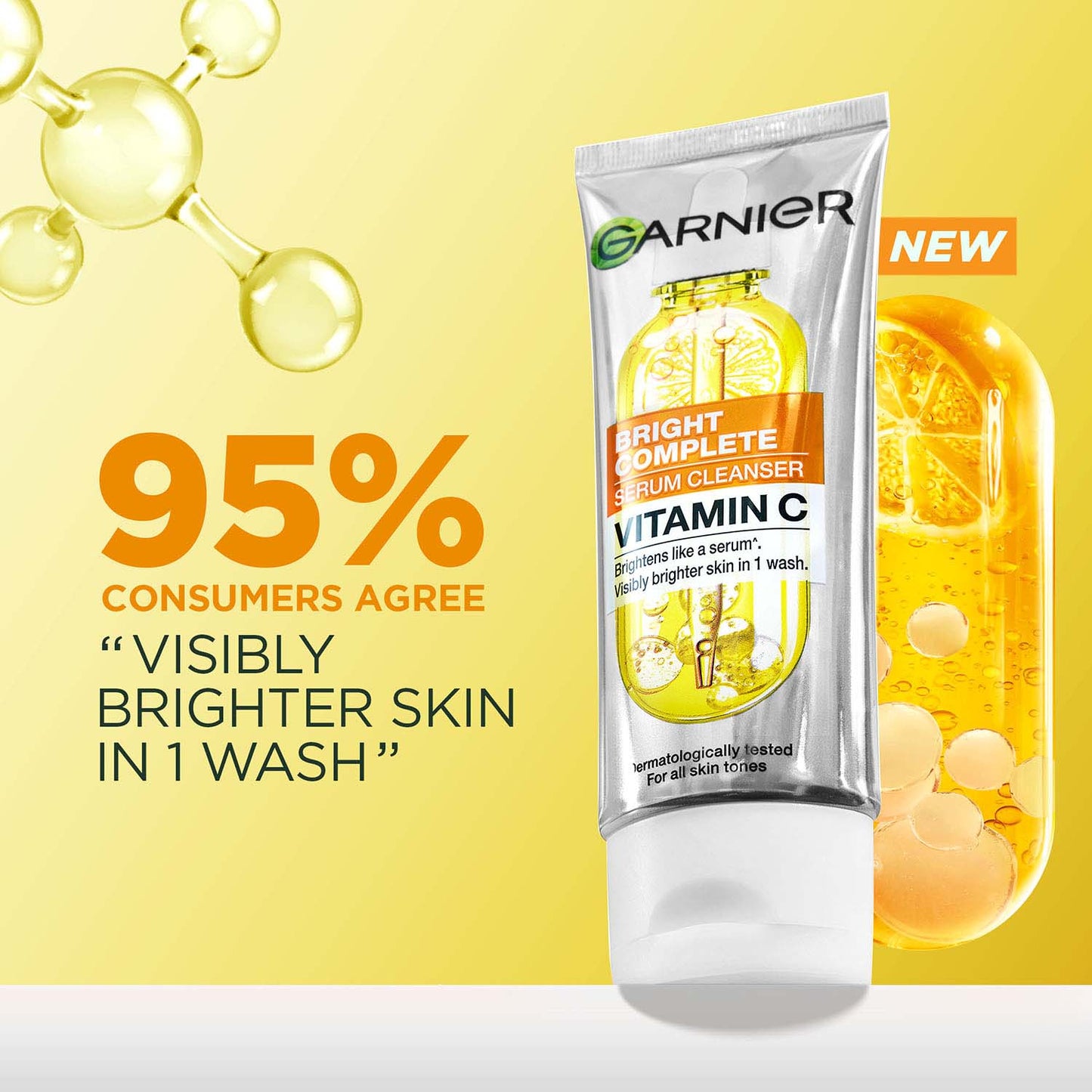 Garnier Bright Complete Serum Cleanser 100 ml