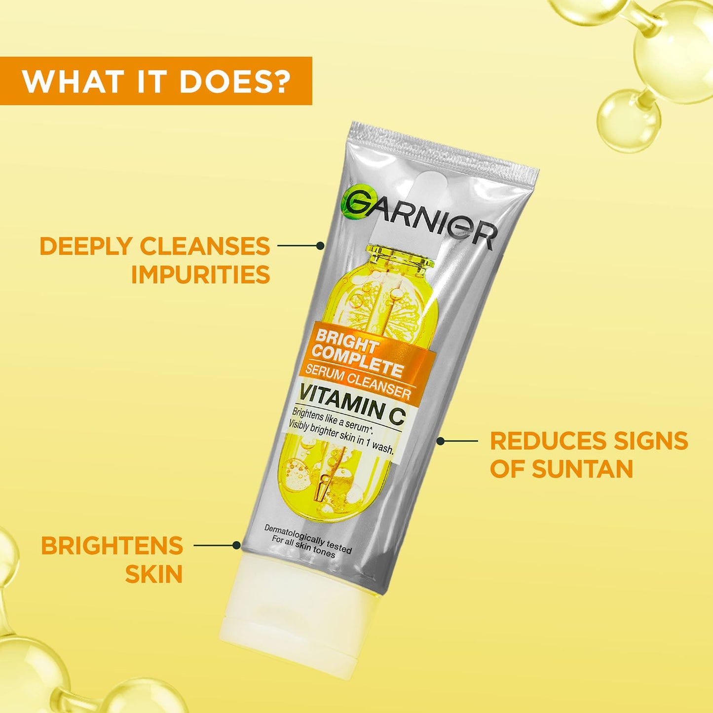 Garnier Bright Complete Serum Cleanser 100 ml