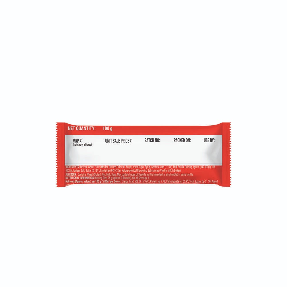 Fabsta Cashew Cookies, 100 g
